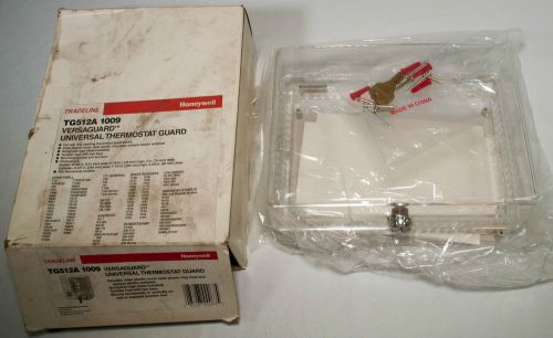 Honeywell tg512a1009 versaguard clear plastic locking thermostat guard w/ key for sale