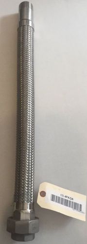 HOSE MASTER GZ125SMU240 Flexible Metal Hose, 1 1/4 In, 24 Length NEW