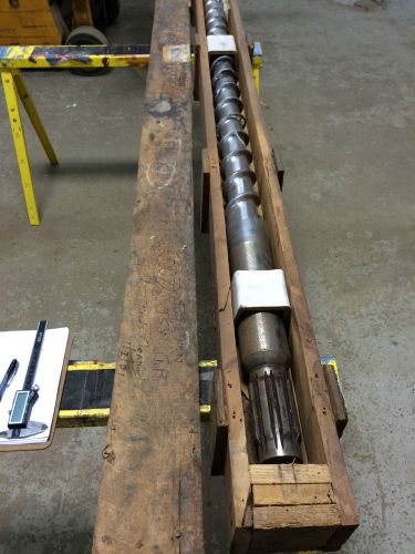 Used JSW 500 Ton Injection Molding Barrel Screw 78.5&#034;