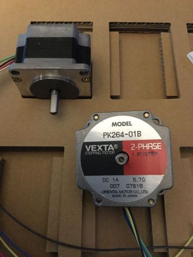 2 New Vexta Stepping Motor Model PK264-01B, Multiple Available