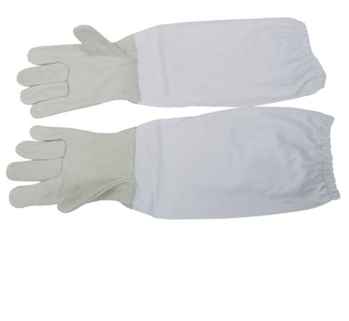 Large beekeeping gloves, leather bee keeping with sleeves from vivo for sale