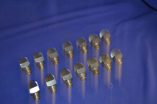 14 STAINLESS STEEL SPRAY NOZZLES