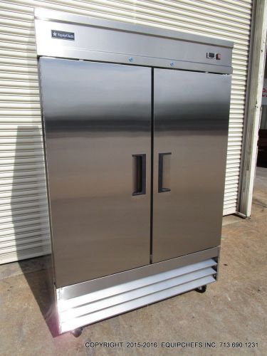 New equipchefs cfd-2ff reach-in 2 swing solid door freezer on casters cfd for sale