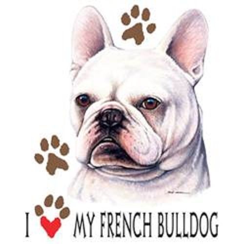French bulldog dog heat press transfer for t shirt tote sweatshirt fabric 821a for sale