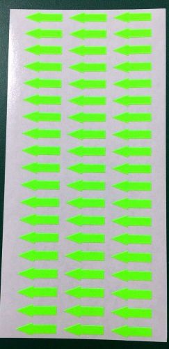 57 fluorescent arrow sticker labels self adhesive,blank,multipurpose 26x8 mm for sale