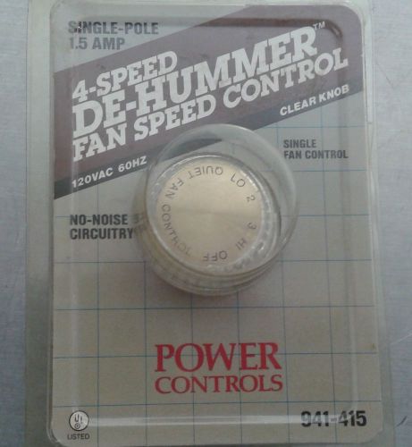 Power Controls 941-415 De-Hummer Fan Speed Control