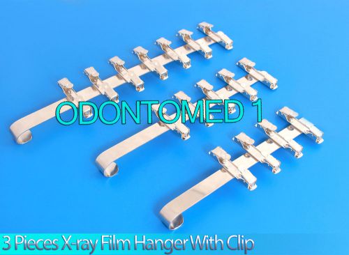 3 Pieces Dental X-ray Film Hanger With 4 Clip + 5 Clip + 7 Clip (Dental Supply)