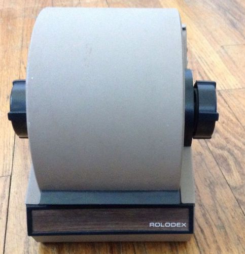 Rolodex Vintage  Card File Retractable Top Cover