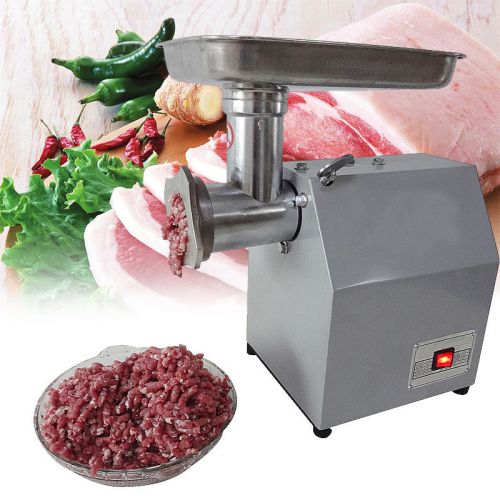Electric Industrial  Meat Grinder w/ Blade Plate Sausage Stuffer Stainless Steel