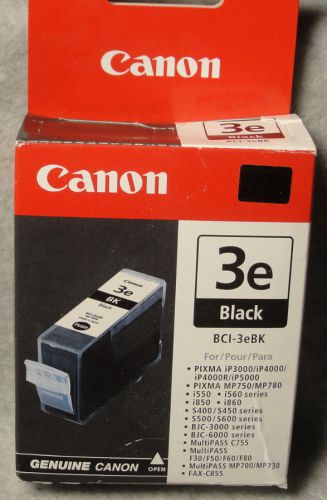 Genuine Canon OEM 3e Black Ink -BCI-3eBK-Vintage  27ml