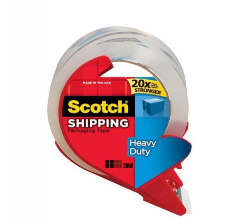 Scotch clear packing tape dispenser shipping sealing box rolls 54 yards carton
