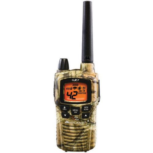 Midland GXT895VP4 GMRS Radio 2 Pack w/Rechargeable Headsets 36-Mile Radius Camo