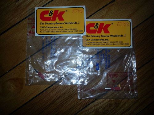C&amp;K ET08 Toggle Switch (Lot of 2) Switches New Component LAST ONES!!!