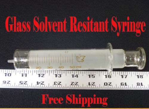 Syringe glass 50ml refilling cartridge solvent printer ink large format mimaki for sale