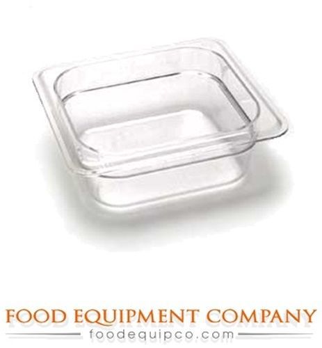 Cambro 62CW148 Camwear® Food Pan plastic 1/6-size 2-1/2&#034;D white  - Case of 6