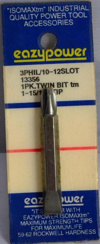 Isomax Eazypower Tools #3 Phillips Insert Twin Screw Driver Bit 13356
