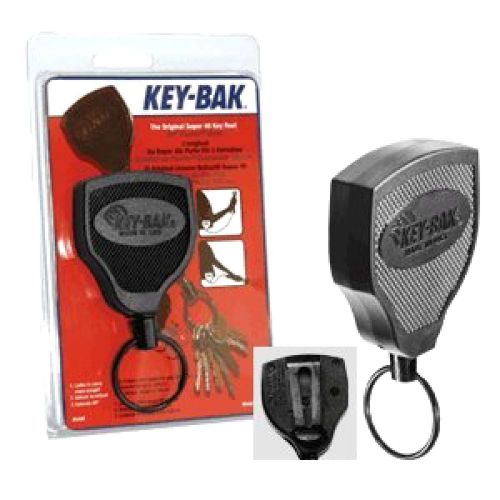 KEY-BAK #SUPER 48 (S48K) Locking Retractable Reel, 48 inch (122 cm) Kevlar Cord,
