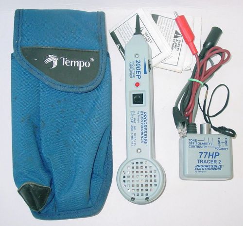 Tempo Progressive 701K Set, 200EP Amplifier Probe, 77HP Tracer 2 &amp; Case, Kit