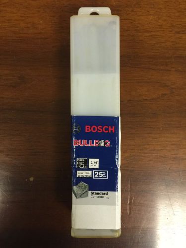 Bosch HC2012B25 3/16&#034; X 6&#034; X 8&#034; Bulldog SDS Plus Rotary Hammer Bit 25/pk