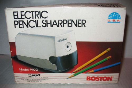 NEW BOSTON Model 19 / 1900  Electric Pencil Sharpener Made in USA BRAND NEW