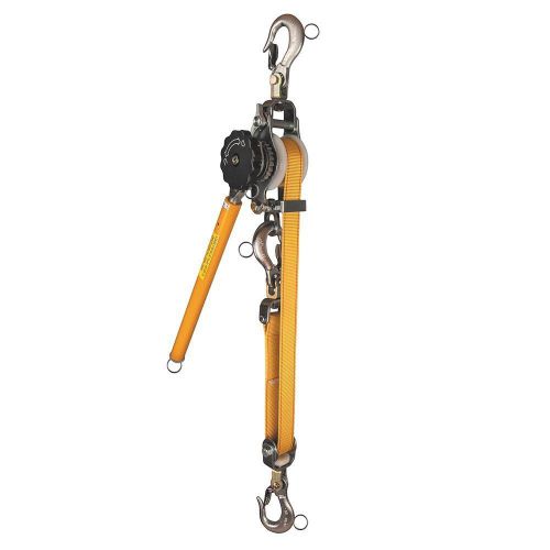 New klein kn1500pexh web-strap ratchet hoist w/ hot rings for sale