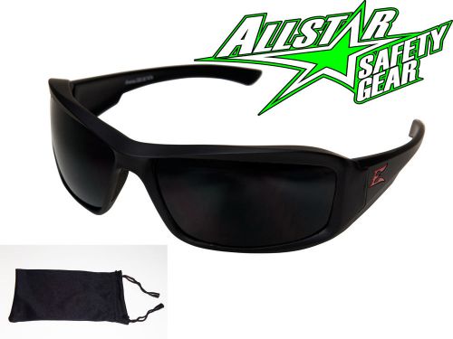 Edge eyewear brazeau torque smoke lens safety glasses xb136 tactical w/ pouch for sale