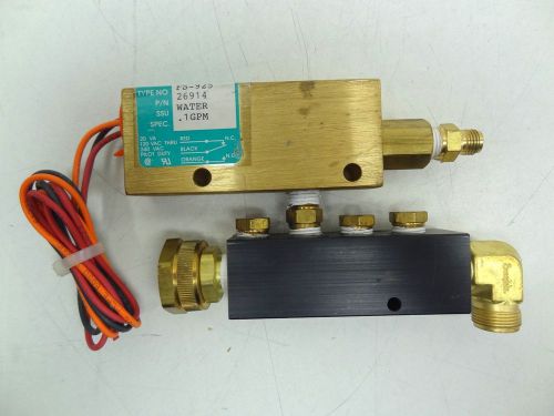 GEMS SENSORS FS-925 STAINLESS STEEL FLOW SWITCH PART # 26914  .1 GPM WATER