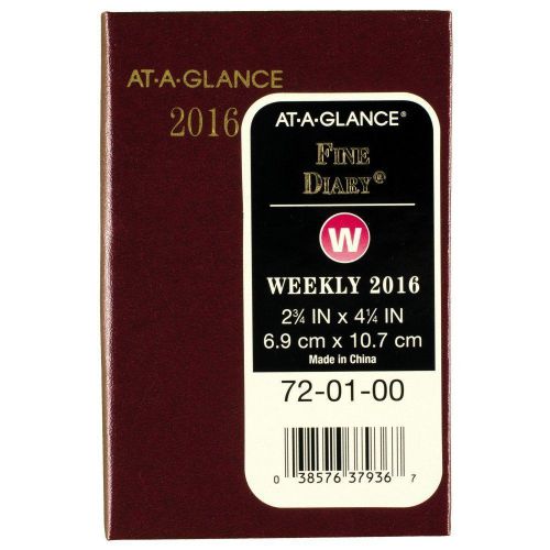 AT-A-GLANCE Weekly / Monthly Pocket Diary 2016, 12 Months, 2.75 x 4.25 Inch Page