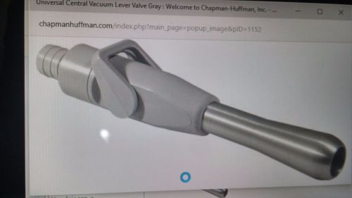 Chapman Huffman #30-060-00 Dental Universal Central Vacuum Lever Valve Gray