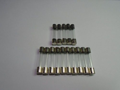 15 PC 4AMP 250V Glass Fuse 1 1/4&#034;x 1/4&#034;.