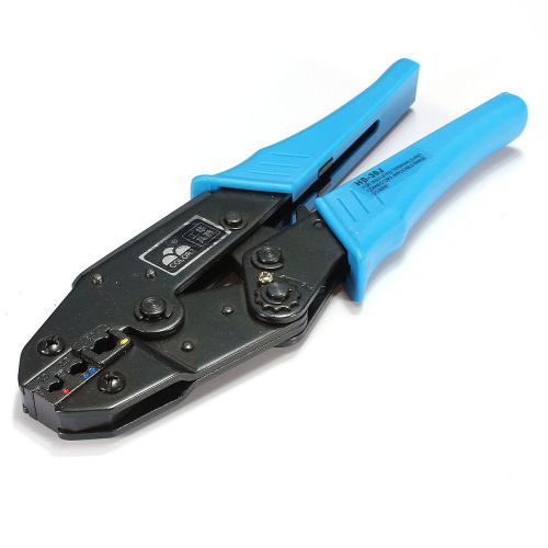 AWG22-10 Insulated Terminals Ferrules Plier Ratcheting Crimper Tool Double Crimp