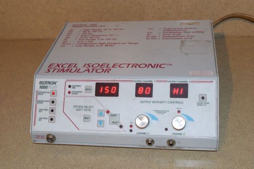 EXCEL ISOTRON 1000 Plus MUSCLE STIMULATOR