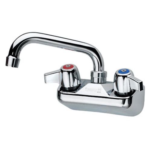 New krowne 10-406l - commercial 4&#034; center wall mount faucet, 6&#034; spout, low lead for sale