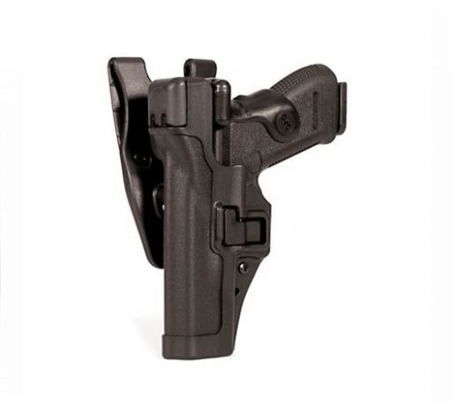 Blackhawk 44h100pl left hand plain level 3 serpa auto lock holster for glock 17 for sale