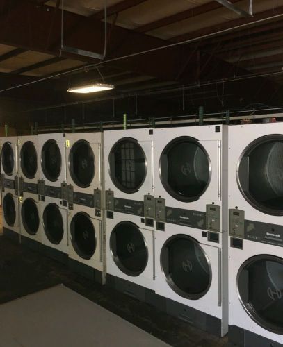 7 Huebsch 45lb stack dryers &amp; 7 Huebsch 30lb stack dryers (14 machines)