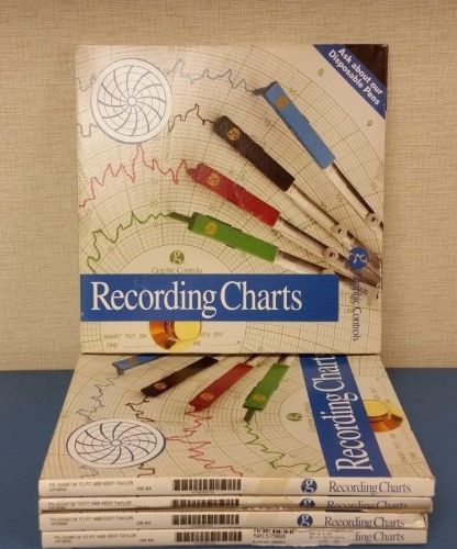 Lot of 5 Packs Recording Charts - Equiv. to ABB Kent-Taylor OP2899