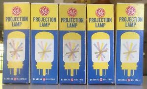 GE CBJ Projection Projector Lamp Bulb 115-125V 75W Lot of 5