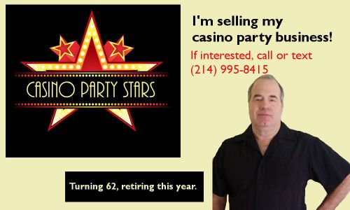 Casino Party Business For Sale |  Be in the Event Business