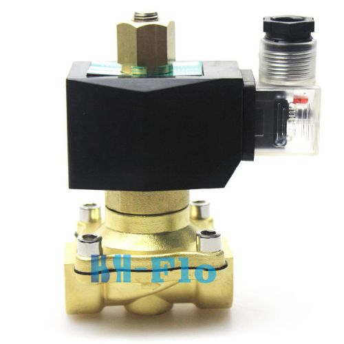Normally Open Electric Solenoid Valve 1&#034; NPT AC220V-240V  for Gas Water Air