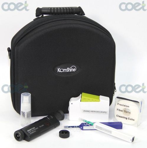 Fiber optic inspection and cleaning tool kit komshine kic-07e for sc fc st lc for sale