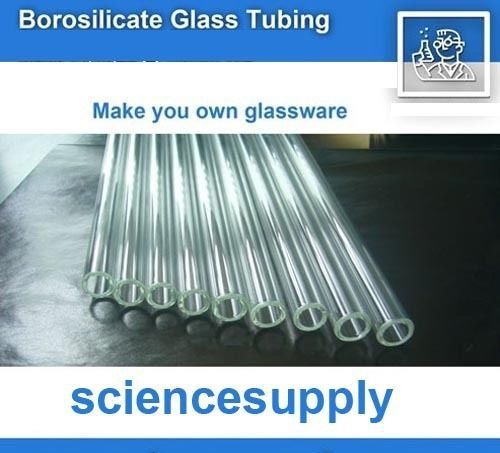 Glass Tubing 10mm OD 1.5mm Wall 250g -5 pieces - 25cm--crazy value
