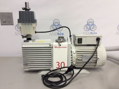 Edwards e2m30 rotary vane dual stage mechanical vacuum pump for sale