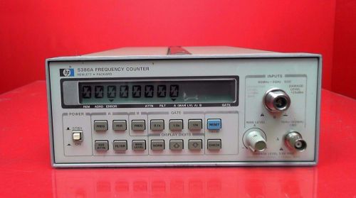 Hewlett-Packard HP/AGILENT Model 5386A Frequency Counter (POWERED ON) HP 5386-A