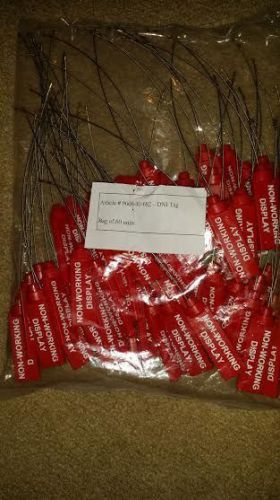 NON-WORKING DISPLAY WIRE TAGS 9000-40-682 DNI TAG (60PCS FOR $34.99)