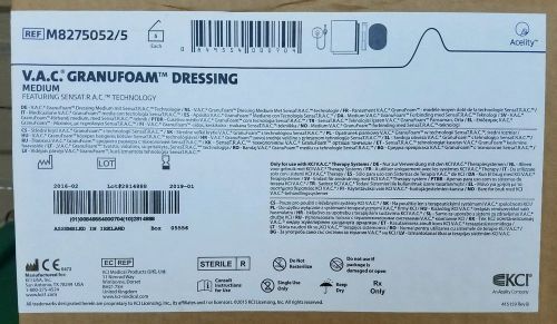 Vac Therapy System GranuFoam Dressing Medium SensaTRAC M8275052/5 NIP