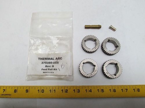 Thermal arc 375980-065 rev b 3/32 2.4 feed roll kit 4-rollers 2-guides for sale