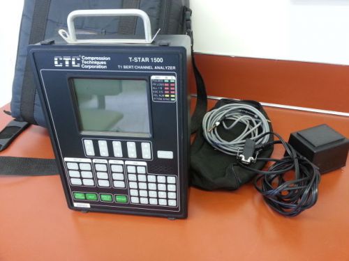 CTC Compression Techniques Corp. T-Star 1500 T1 Bert/Channel Analyzer
