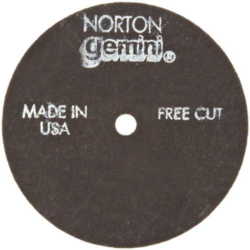 Norton Gemini Fast Cut Small Diameter Reinforced Abrasive Flat Cut-off Wheel, Ty