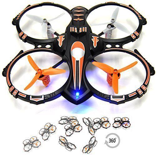 Rc camera photo features stunt drone quadcopter w/ 360 flip crash proof 24ghz 4 for sale