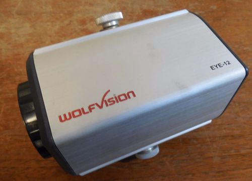 Nice wolfvision eye 12 ceiling / live image document ccd camera..retail is $3800 for sale